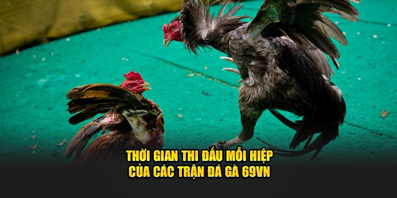 Thời gian thi đấu mỗi hiệp của các trận đá gà 69VN