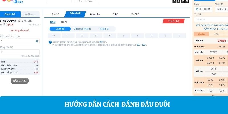 Cách đánh đầu đuôi